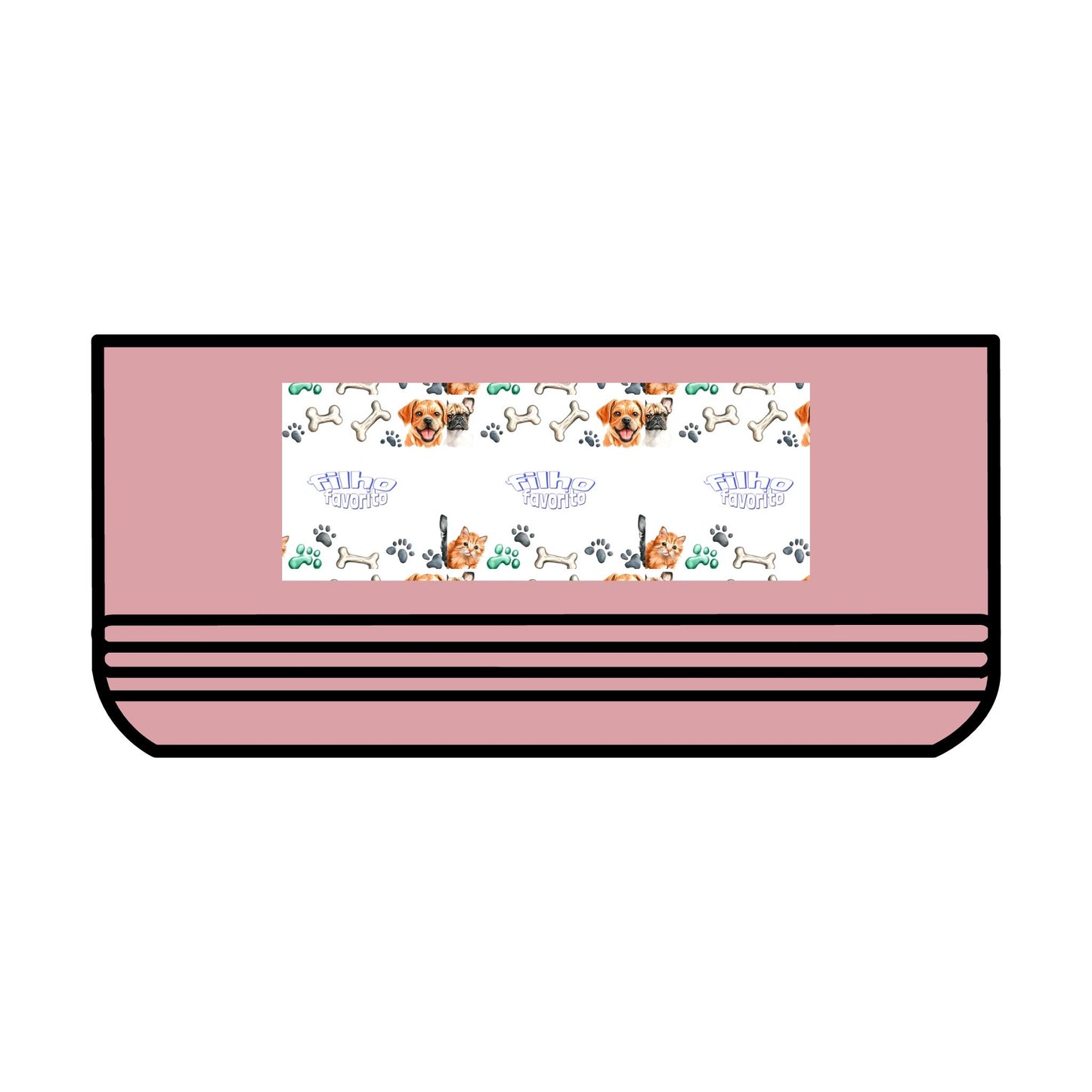 Comeduro de aço inoxidável para pets