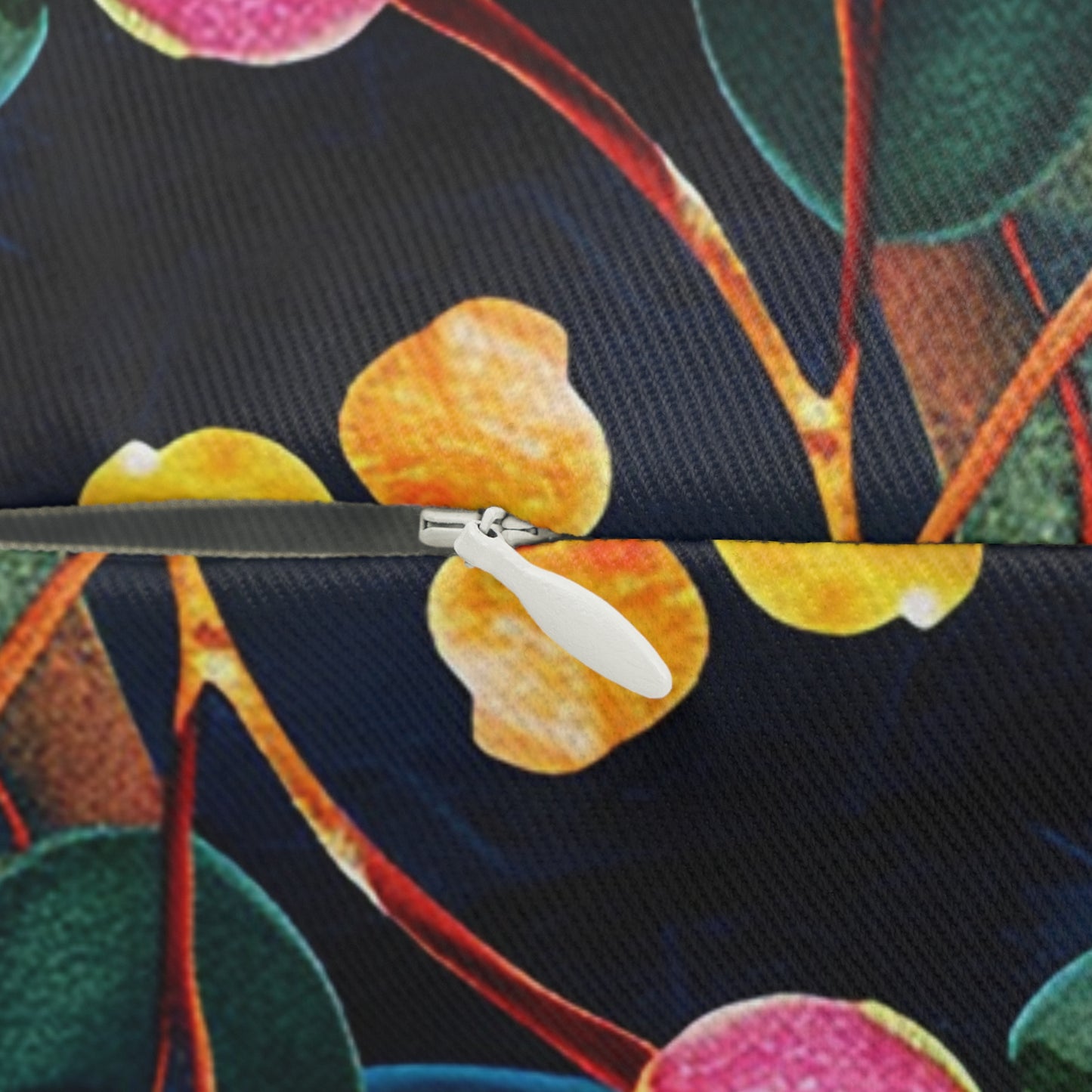 Almofada Lombar de Poliéster Floral