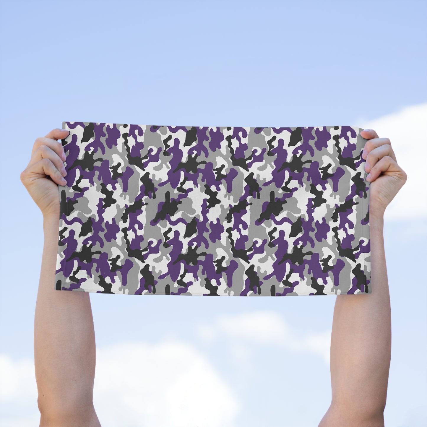 Toalha de Rali de Camuflagem Roxa