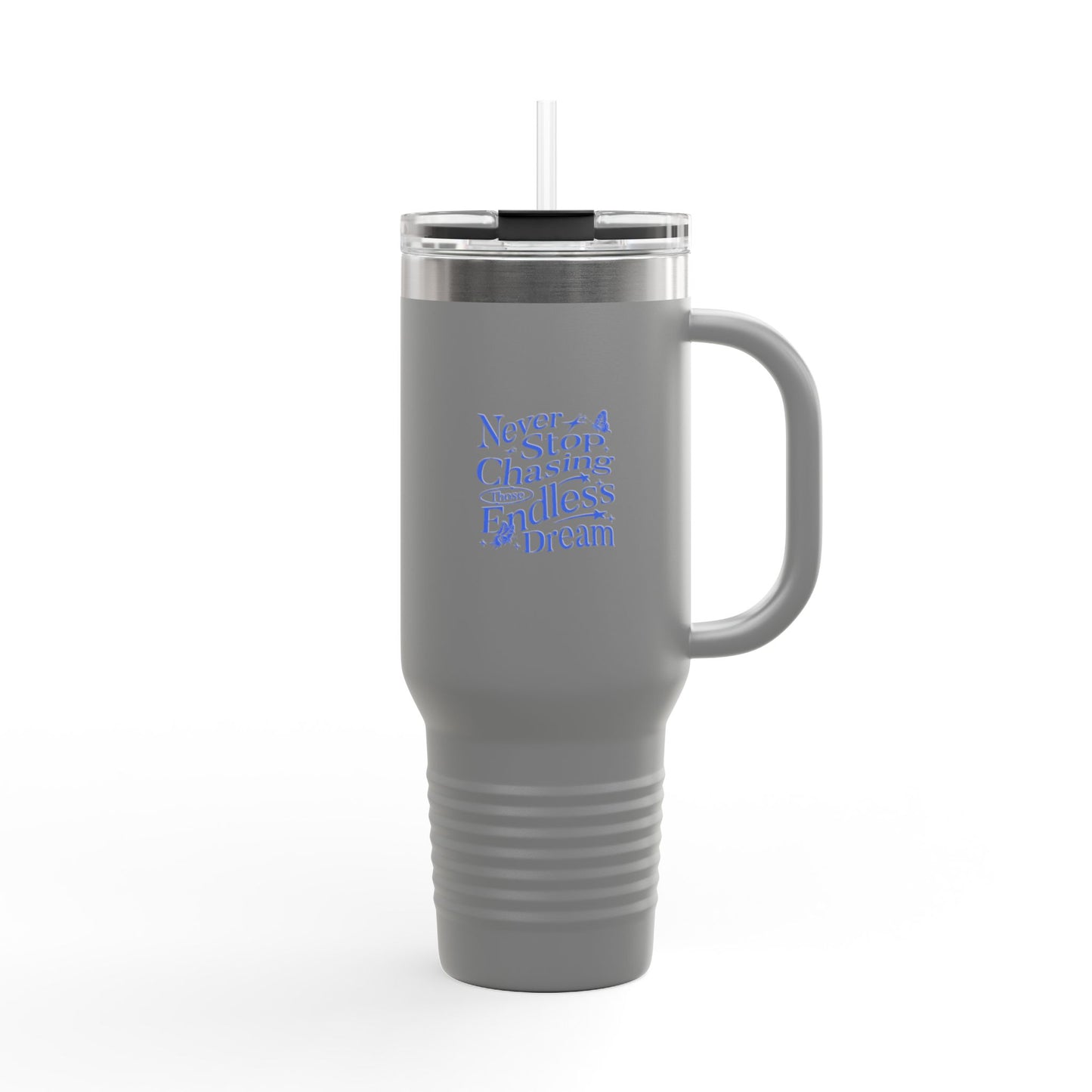 Caneca Térmica de Viagem Dream Chaser, 40oz - Caneca de Café Motivacional