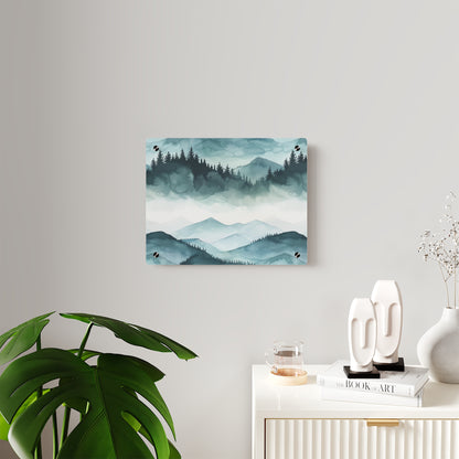 Arte de Parede em Acrílico de Paisagem Montanhosa