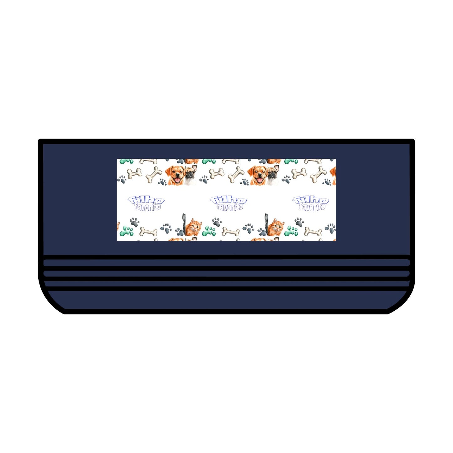 Comeduro de aço inoxidável para pets