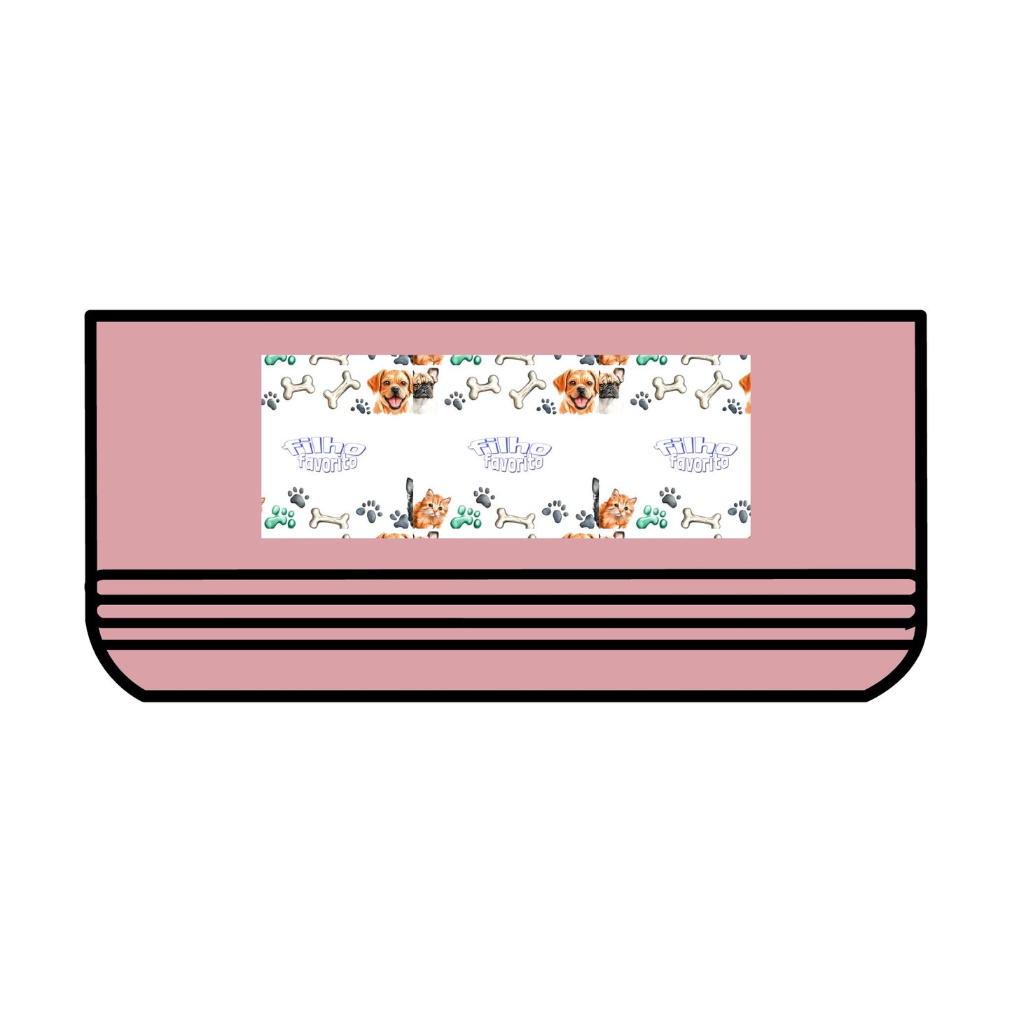 Comeduro de aço inoxidável para pets