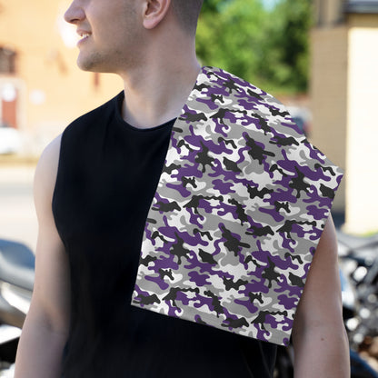 Toalha de Rali de Camuflagem Roxa