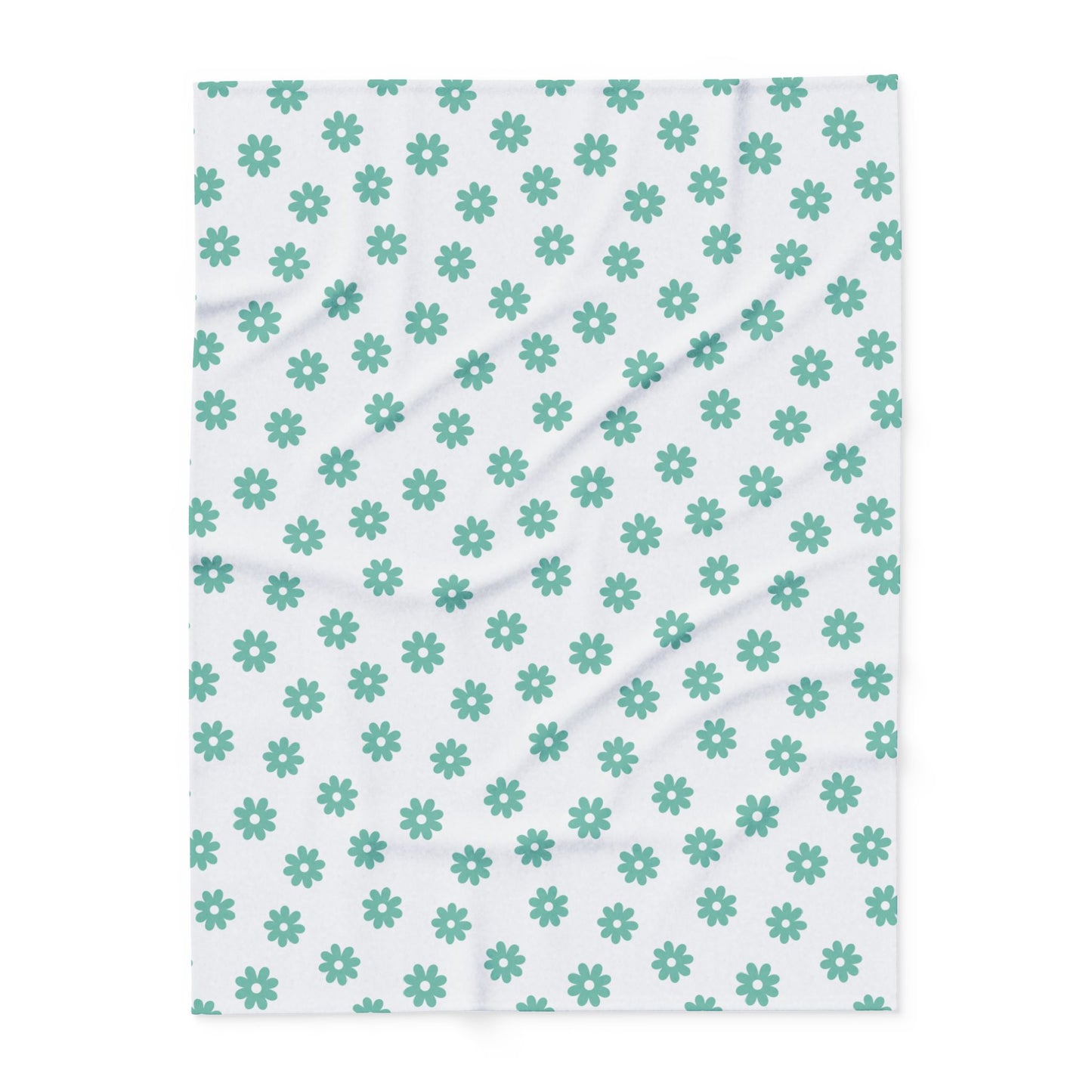 Cobertor de Lã Ártica Floral Aconchegante