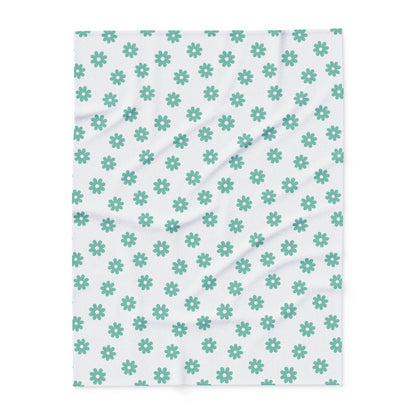 Cobertor de Lã Ártica Floral Aconchegante