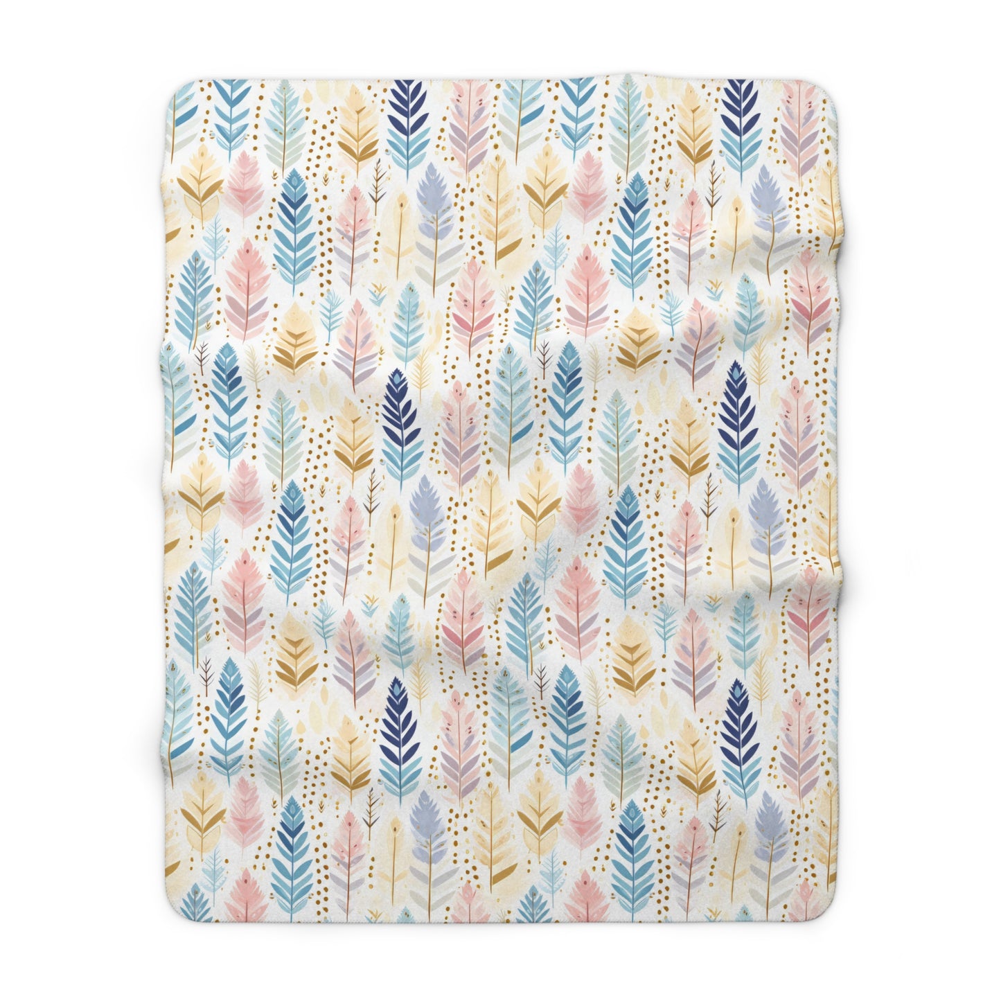 Cobertor de Sherpa Fleece Floral Aconchegante