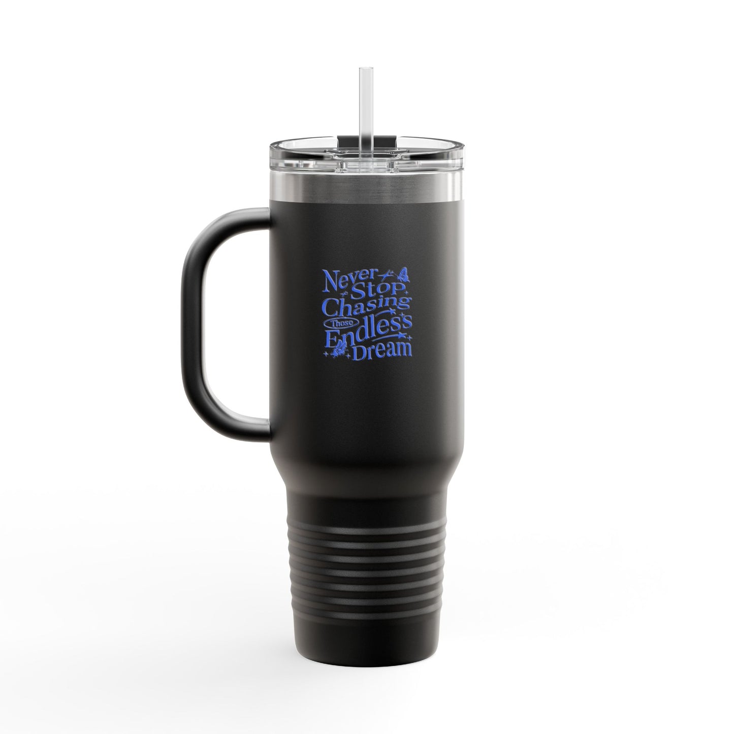 Caneca Térmica de Viagem Dream Chaser, 40oz - Caneca de Café Motivacional