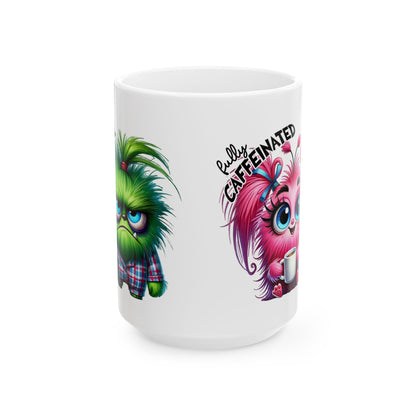 Caneca de Cerâmica Monstro.