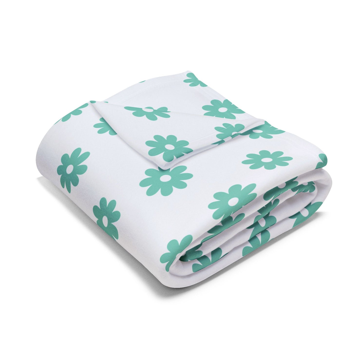 Cobertor de Lã Ártica Floral Aconchegante