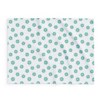 Cobertor de Lã Ártica Floral Aconchegante