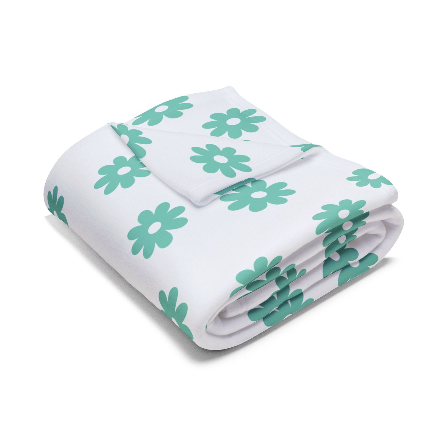 Cobertor de Lã Ártica Floral Aconchegante