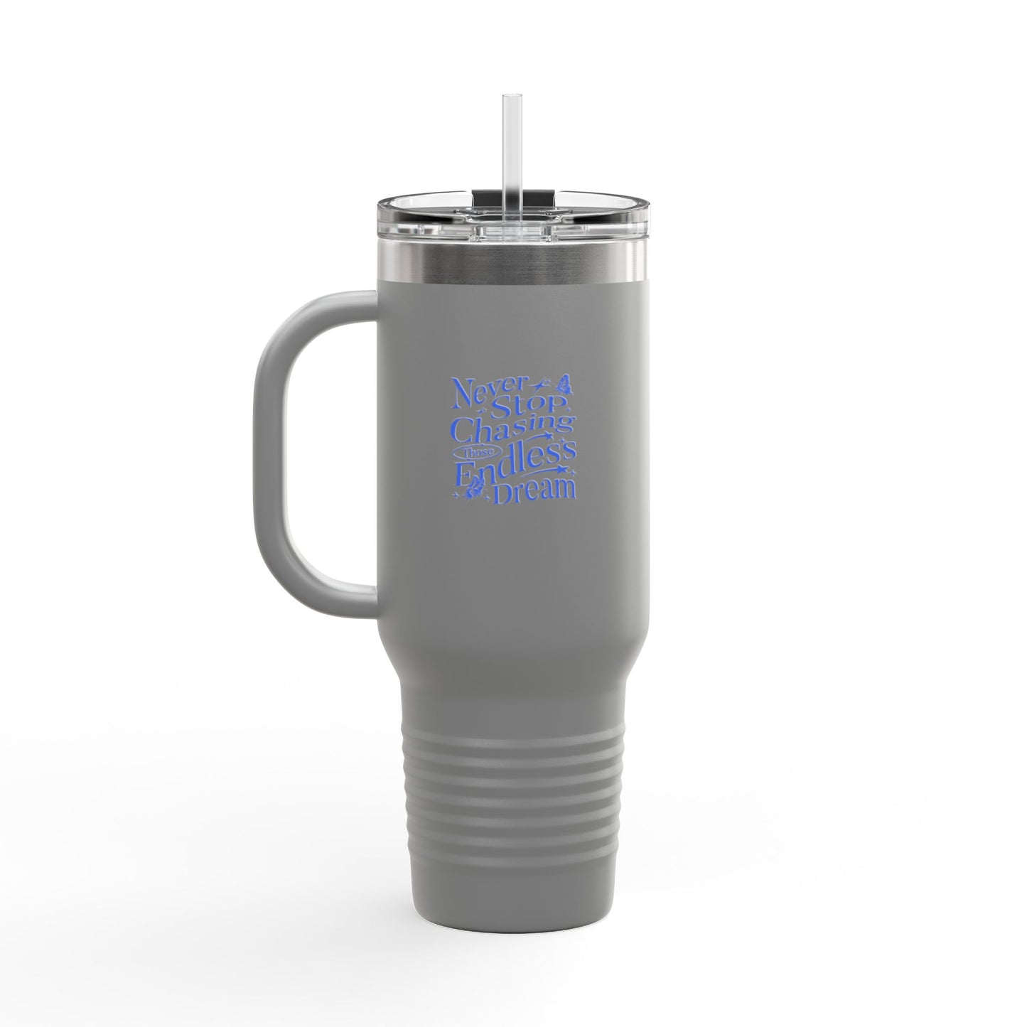 Caneca Térmica de Viagem Dream Chaser, 40oz - Caneca de Café Motivacional