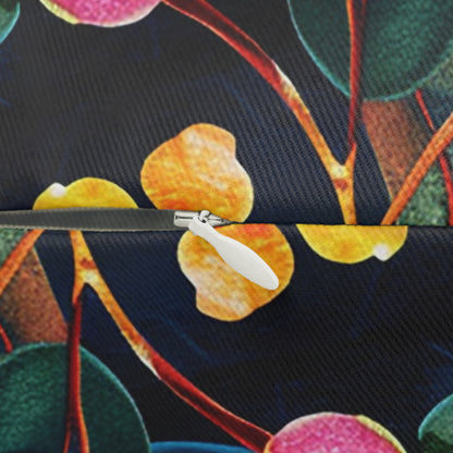 Almofada Lombar de Poliéster Floral