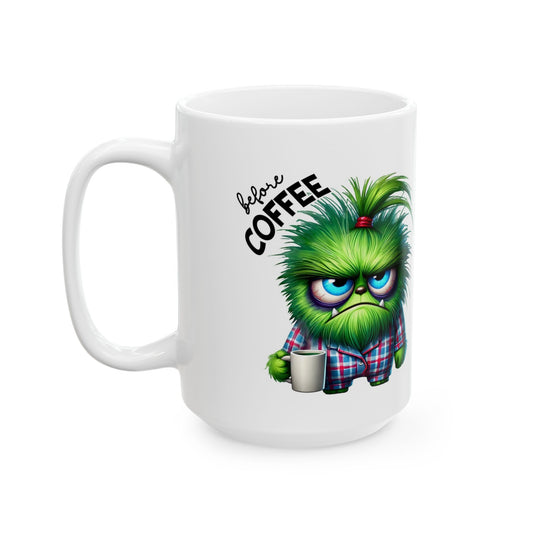 Caneca de Cerâmica Monstro.