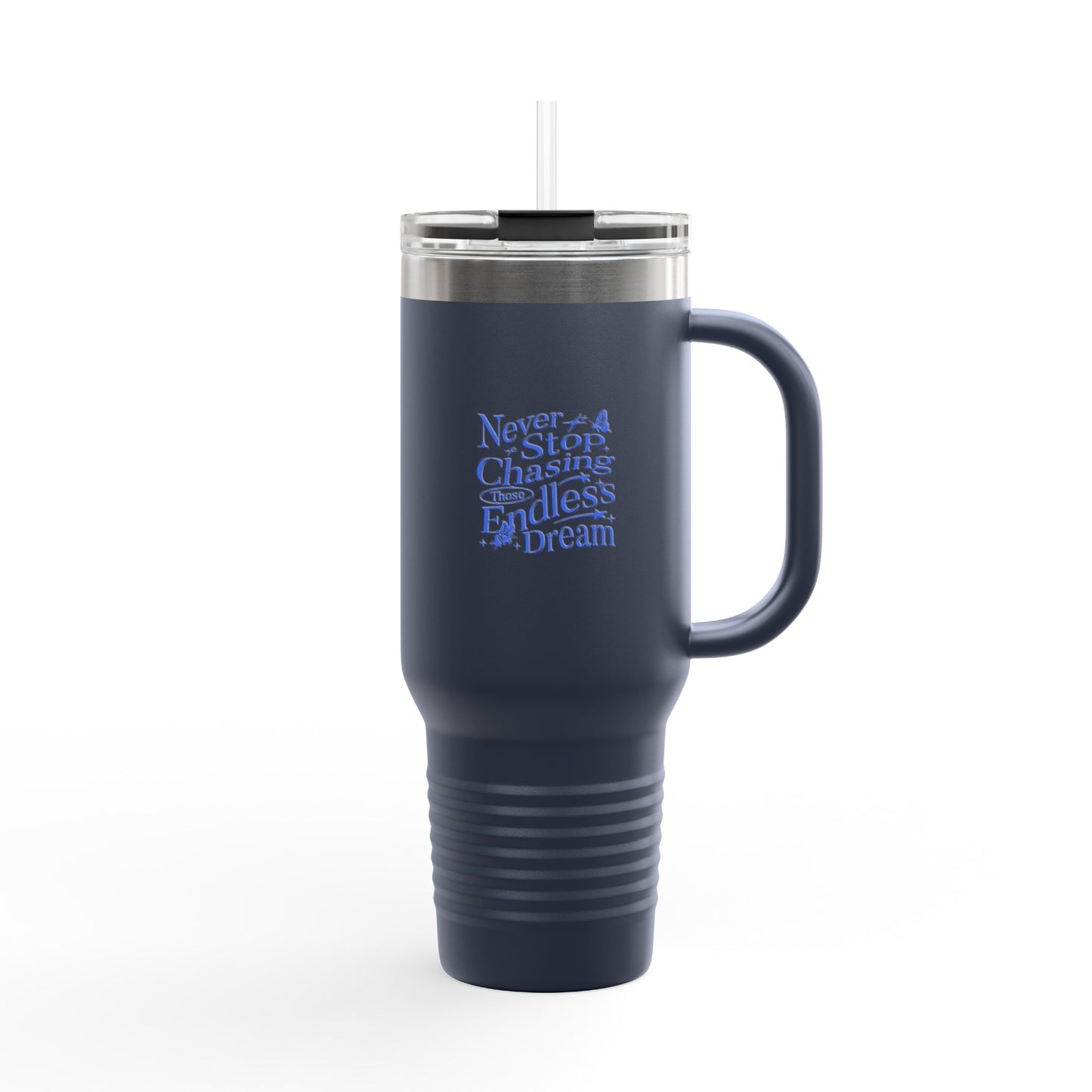 Caneca Térmica de Viagem Dream Chaser, 40oz - Caneca de Café Motivacional
