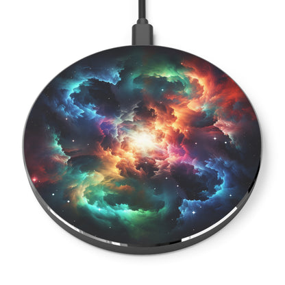 Carregador Sem Fio Nebulosa Galáctica