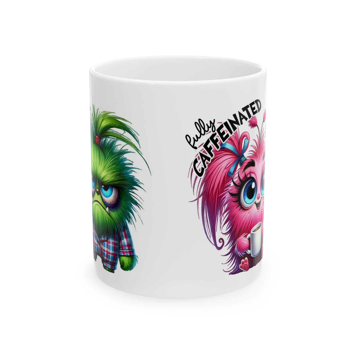 Caneca de Cerâmica Monstro.