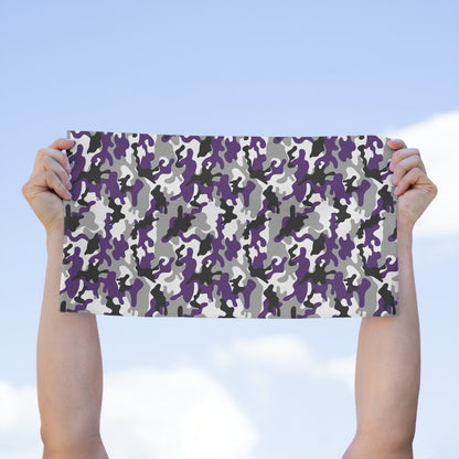 Toalha de Rali de Camuflagem Roxa